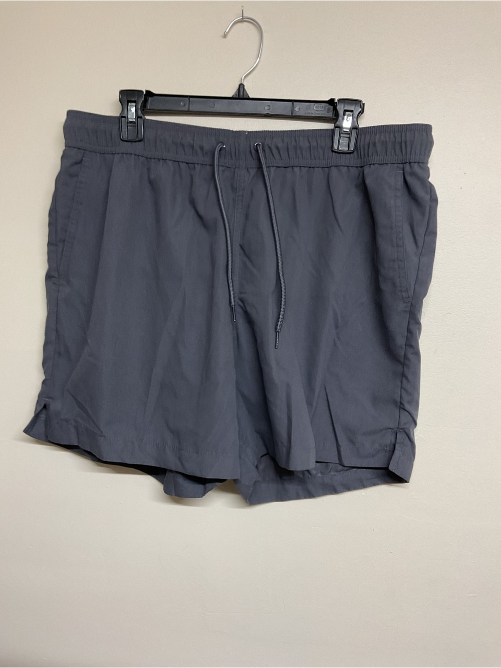 George Men's Drawstring Swim Trunks - Charcoal Gray